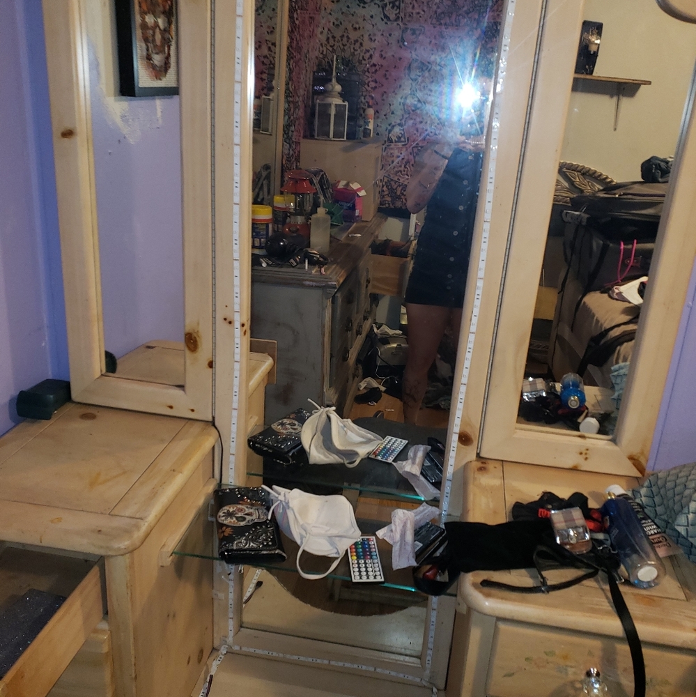 Antique vanity
